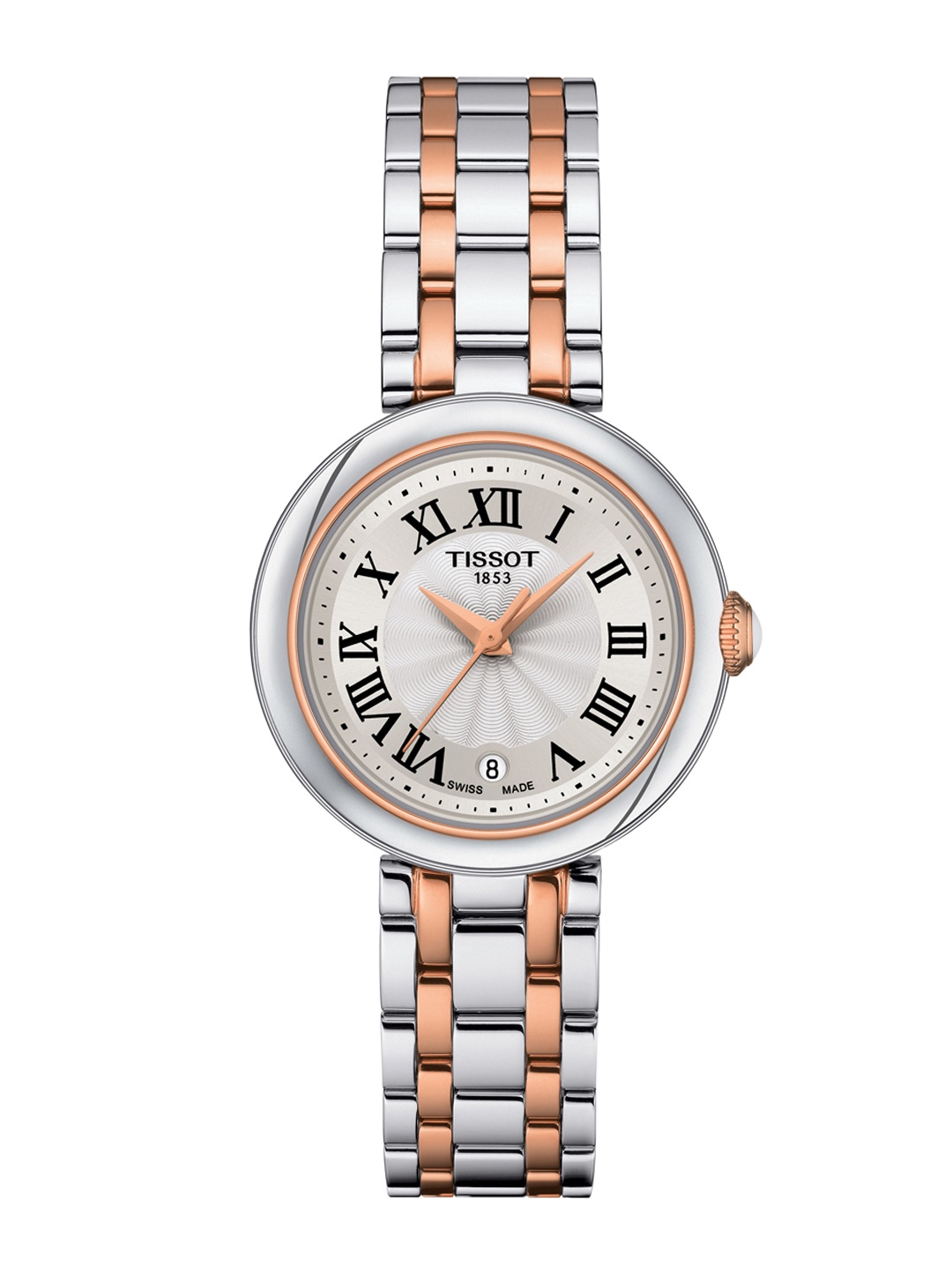 

TISSOT Women White & Rose Gold Analogue Watch T1260102201301