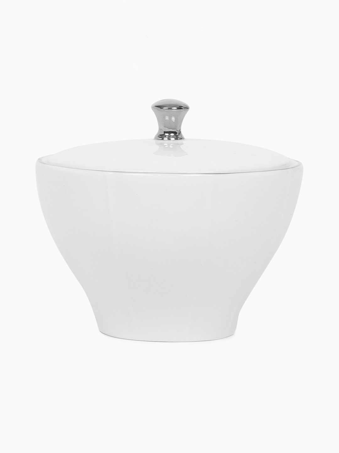 

Home Centre White Solid Ceramic Sugar Pot 220 ml