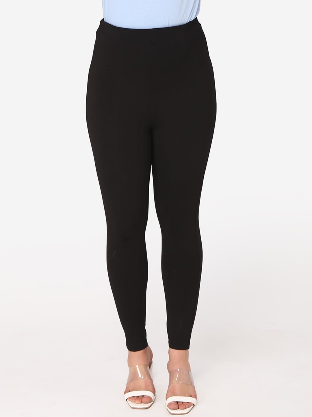 

Mode by Red Tape Women Black Solid Skinny-Fit Jeggings