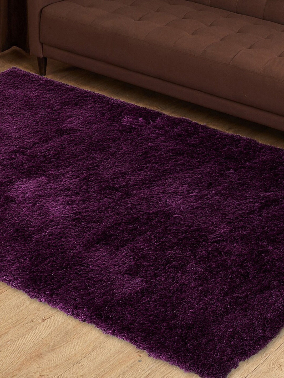 

Home Centre Purple Eyelash Serena Shaggy Anti-Skid Carpet