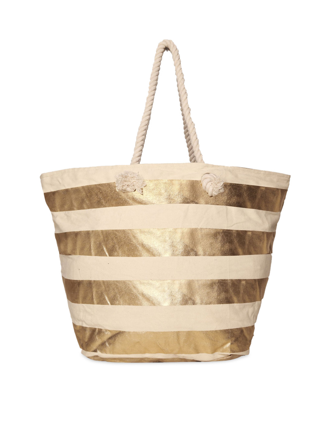 

ASTRID Beige Striped Tote Bag