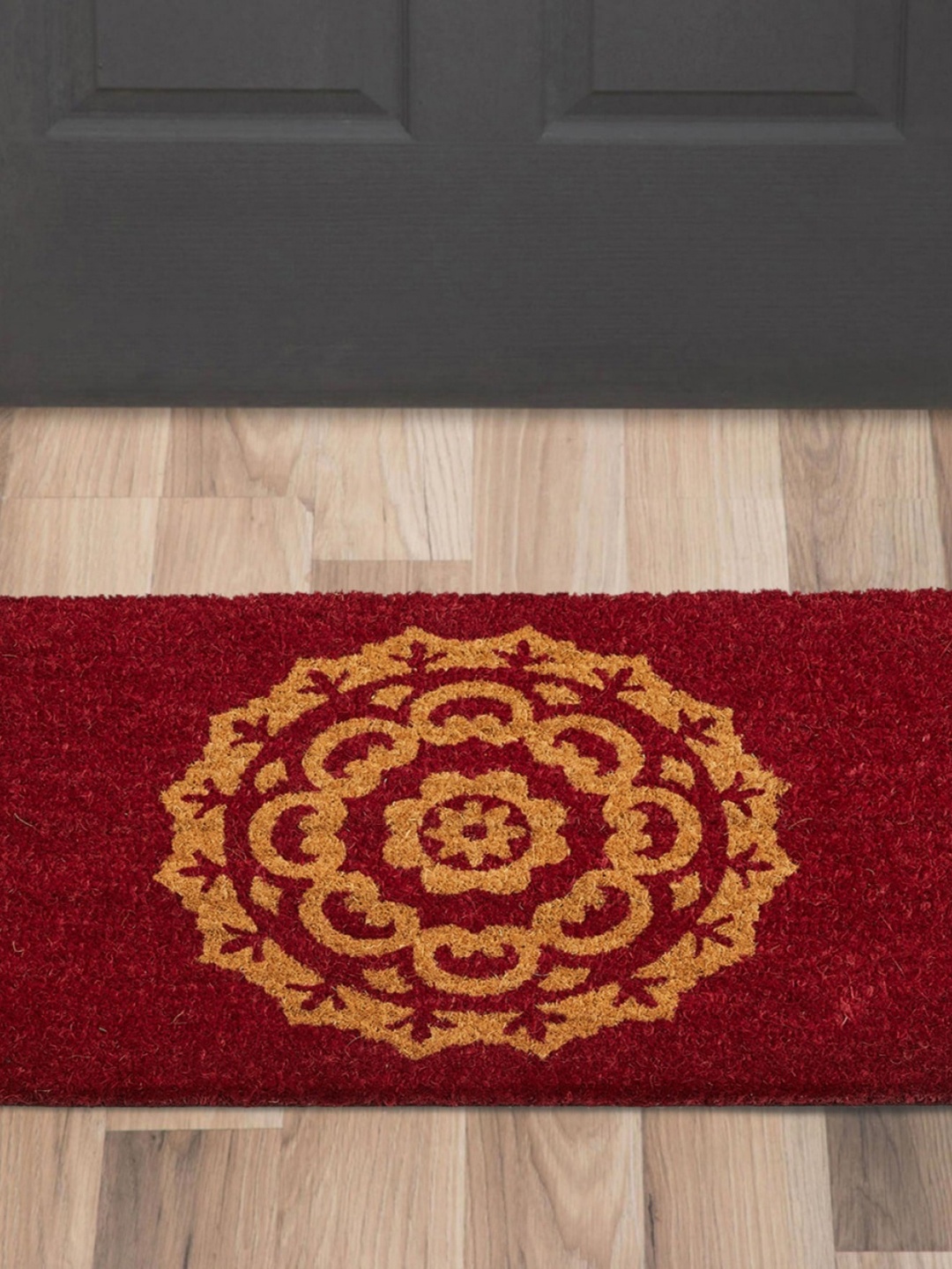 

Home Centre Red & Beige Printed Anti-Skid Doormat