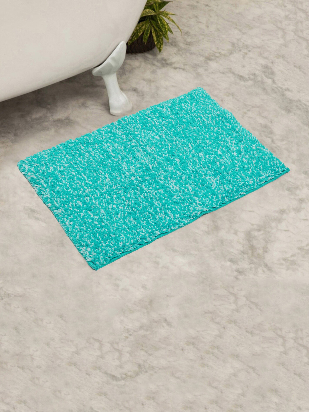 

Home Centre Blue Pristine Solid Hipo Bath Rug