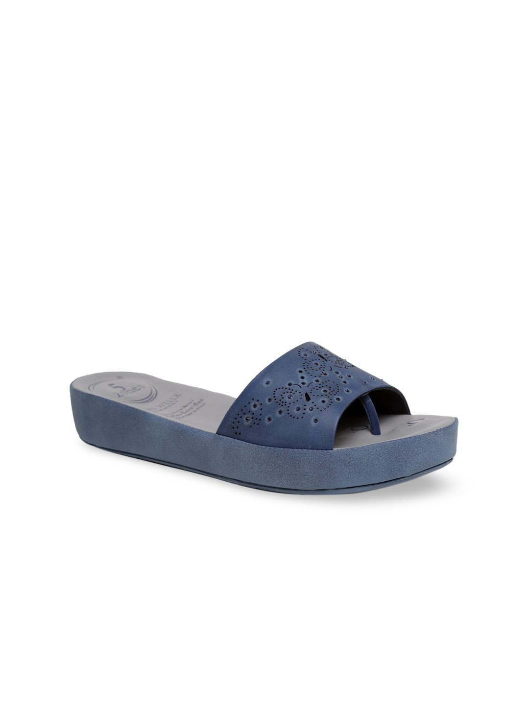 

VON WELLX GERMANY Women Blue Embellished Comfort Heels