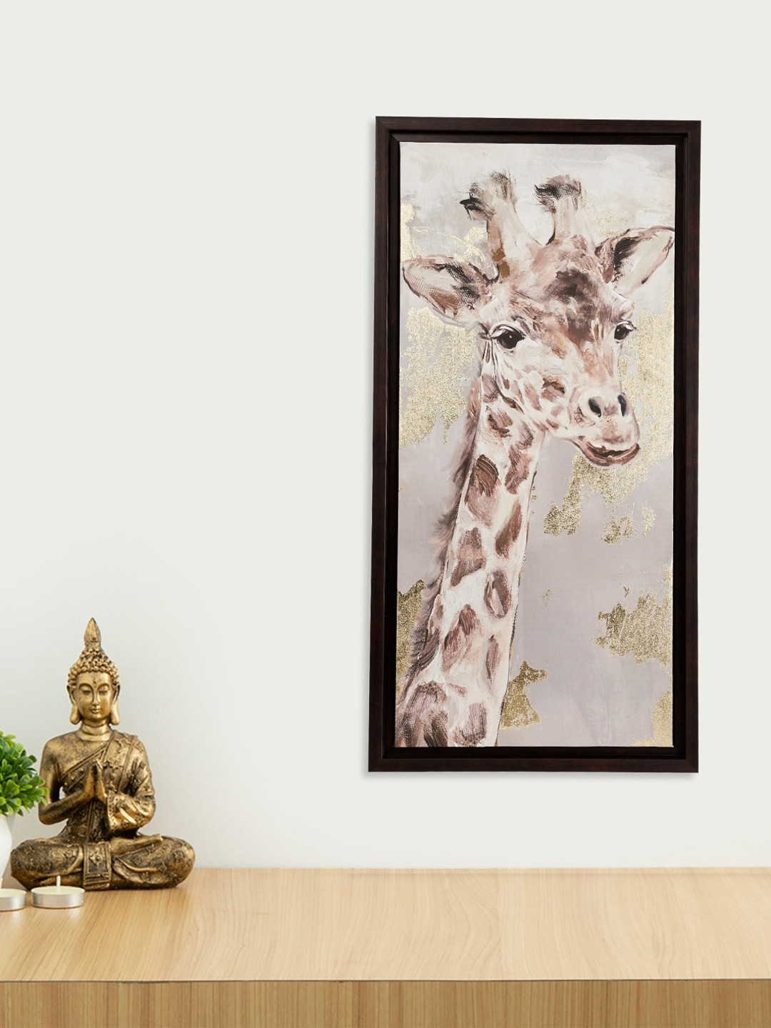 

Home Centre Brown & Beige Artistry Giraffe Wall Art