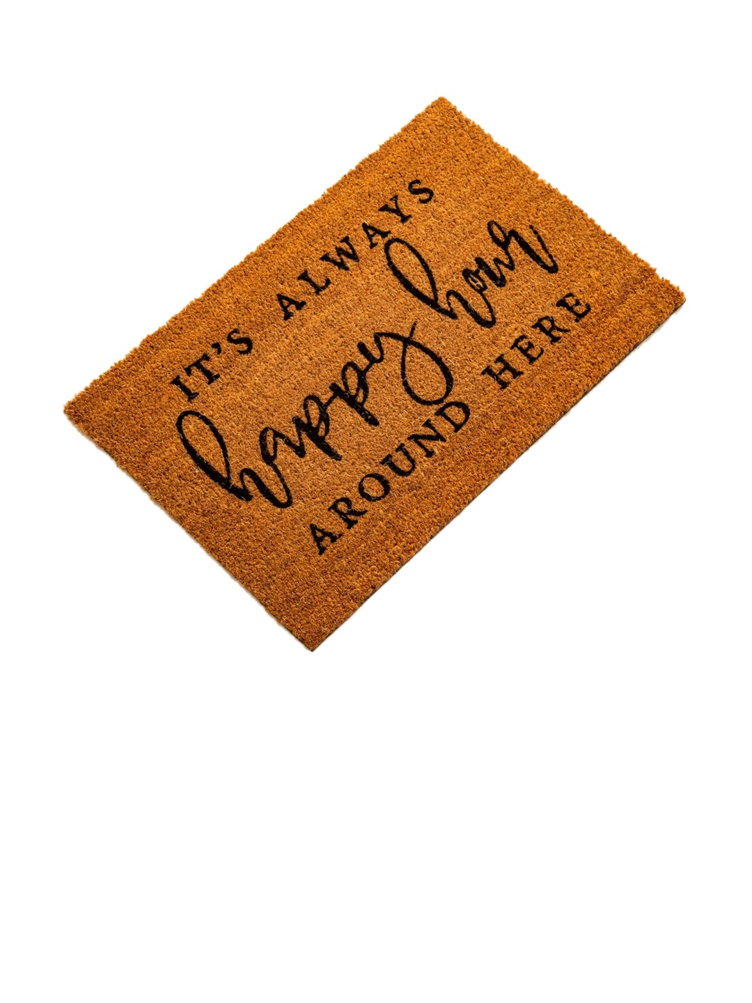 

Home Centre Beige & Black Printed Anti-Skid Doormat