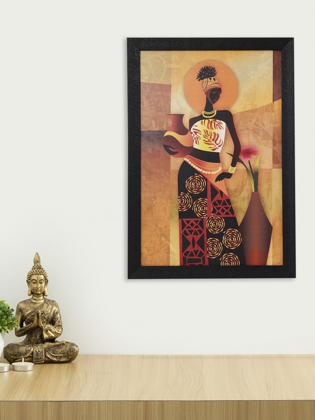 

Home Centre Beige & Yellow Corsica Figurative Art Picture Frame