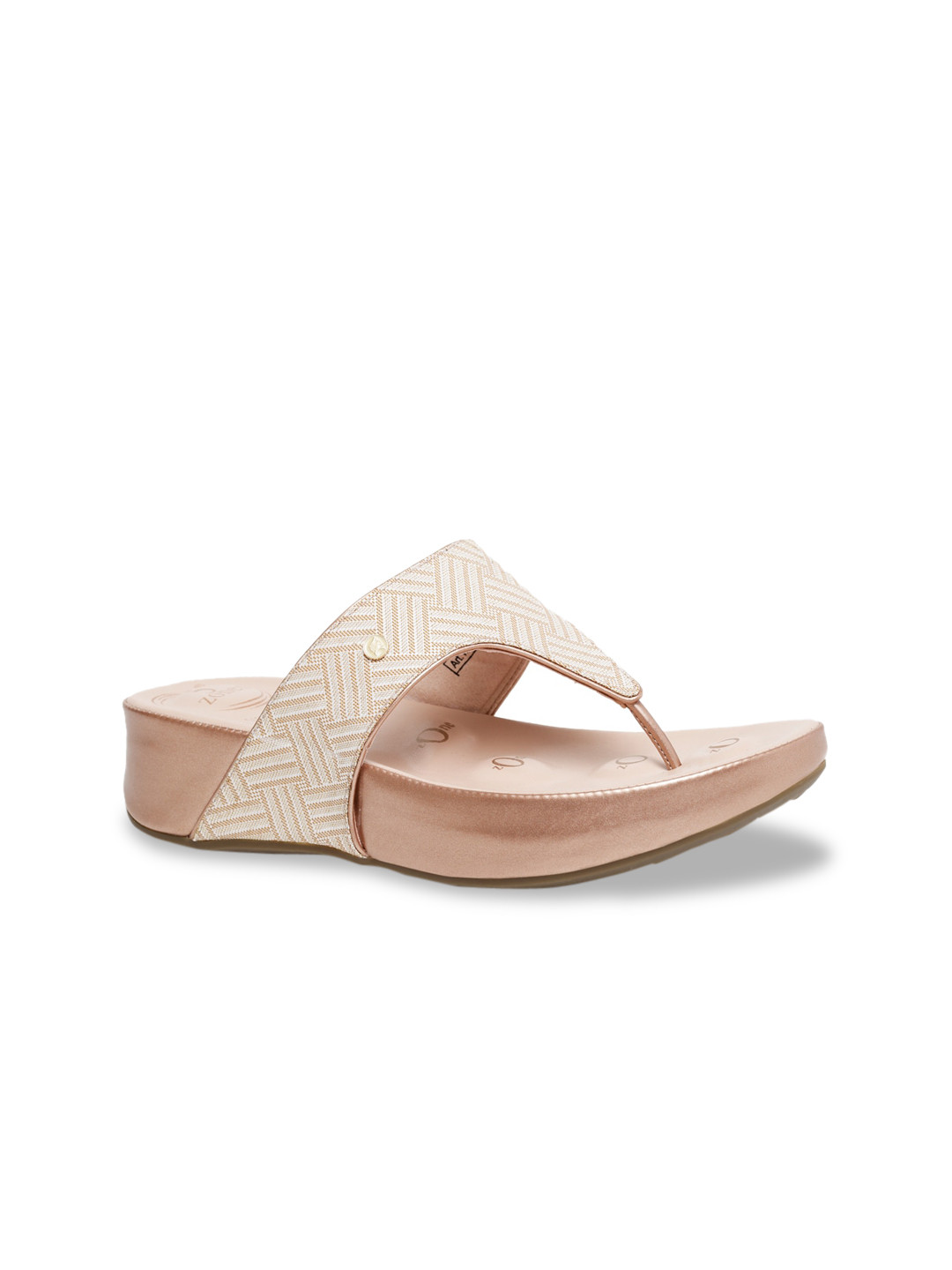 

VON WELLX GERMANY Women Peach-Coloured Solid Sandals