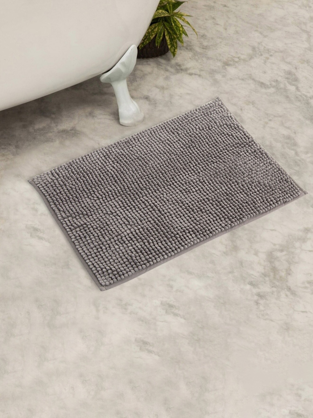 

Home Centre Grey Marshmallow Textured Poppy Bath Mat