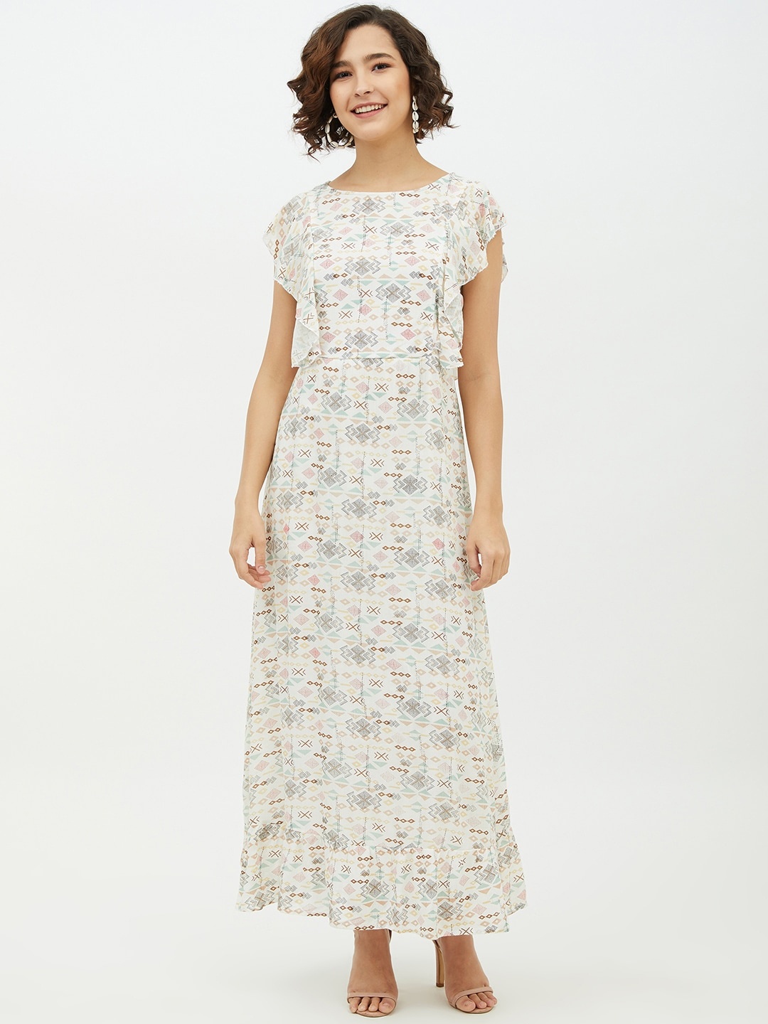 

StyleStone Women Multicoloured Printed Maxi Dress, Multi