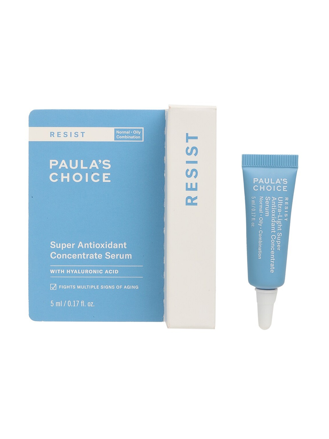 

Paulas Choice Resist Super Antioxidant Concentrate Serum with Hyaluronic Acid 5 ml, Blue
