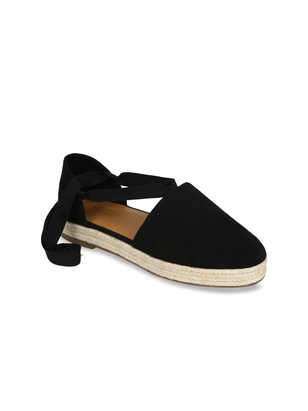 Truffle Collection Women Black Solid Pumps