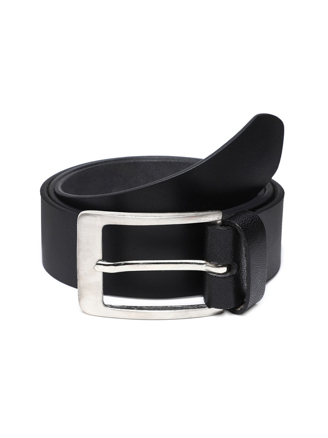 

WELBAWT Men Black Textured Belt