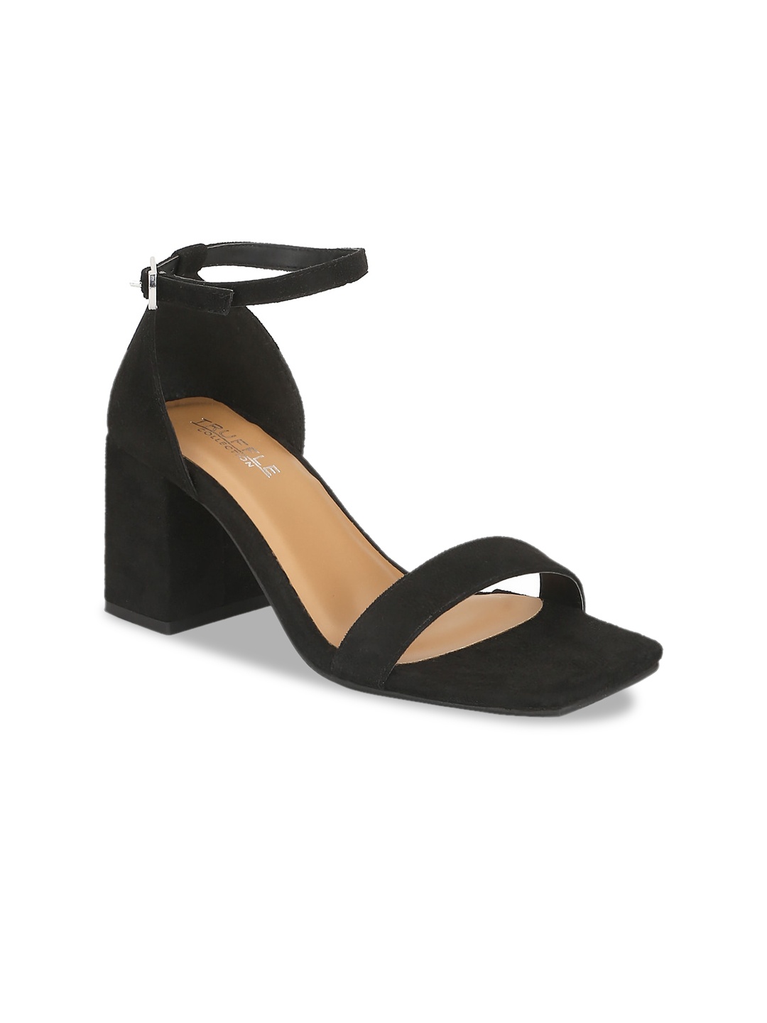 

Truffle Collection Women Black Solid Sandals