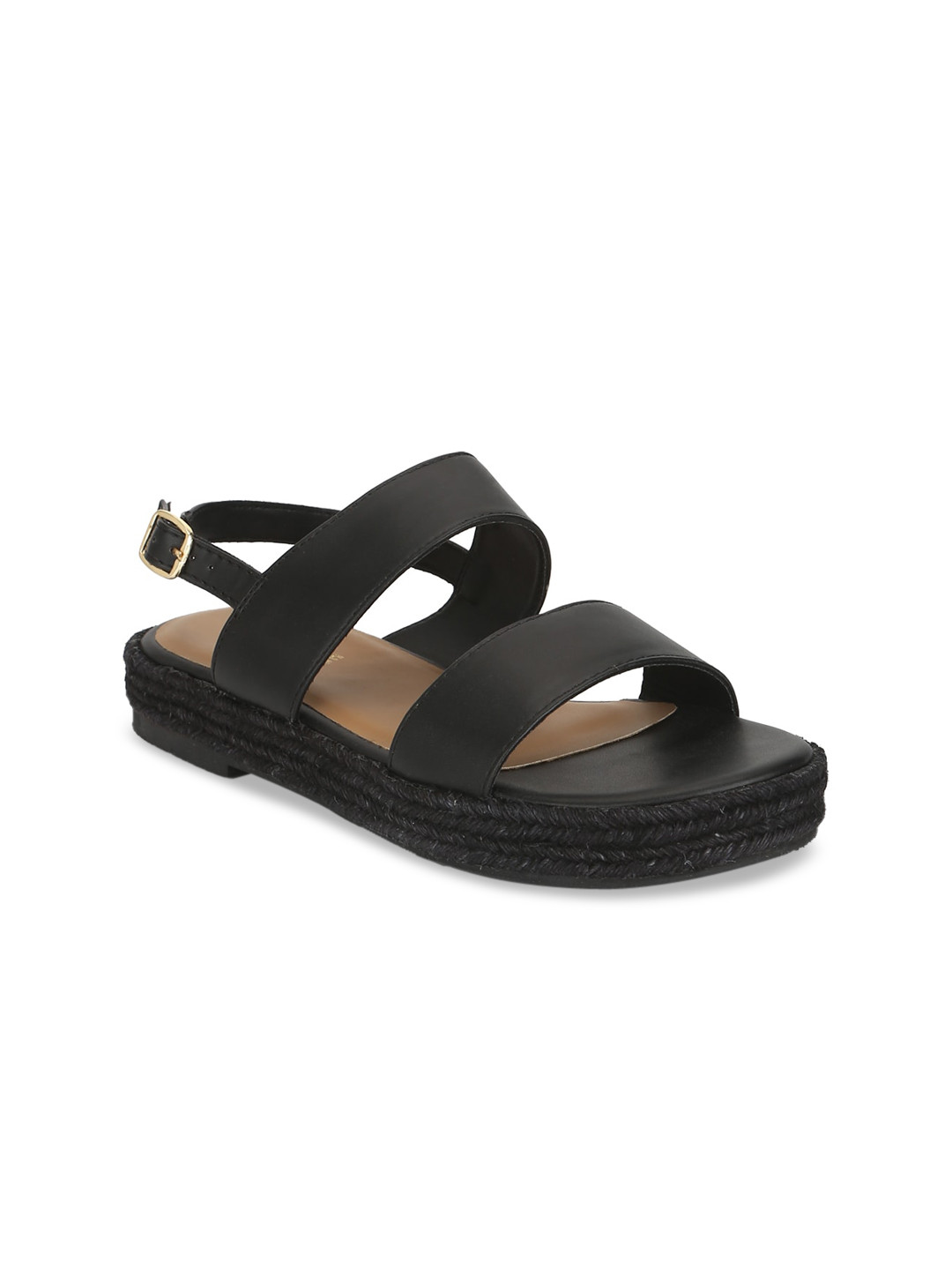 

Truffle Collection Women Black Solid Sandals