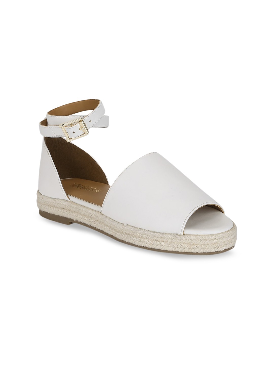 

Truffle Collection Women White Solid Peep Toes