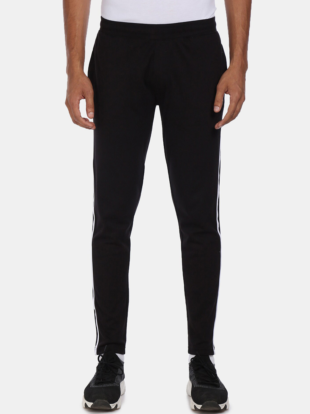 

Colt Men Black Solid Track Pants