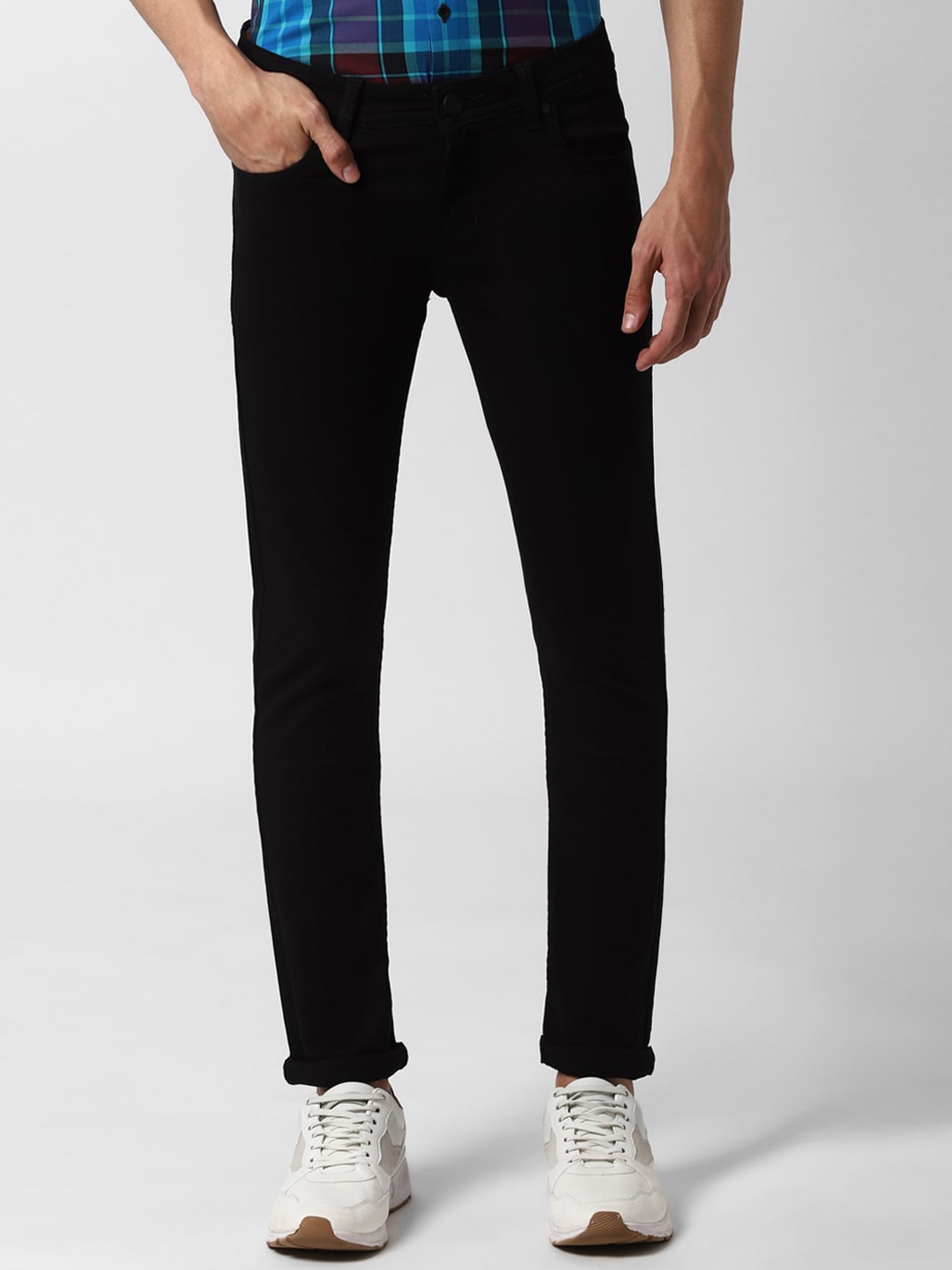 

Peter England Casuals Men Black Skinny Fit Jeans