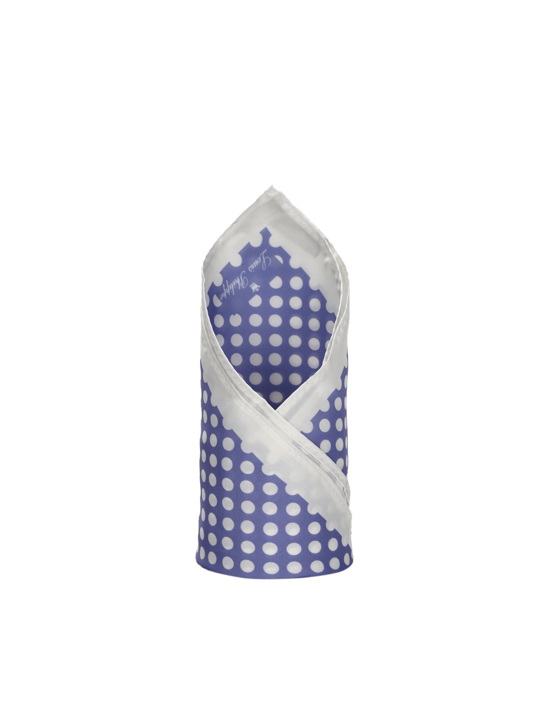 

Louis Philippe Men Blue & White Printed Pocket Square