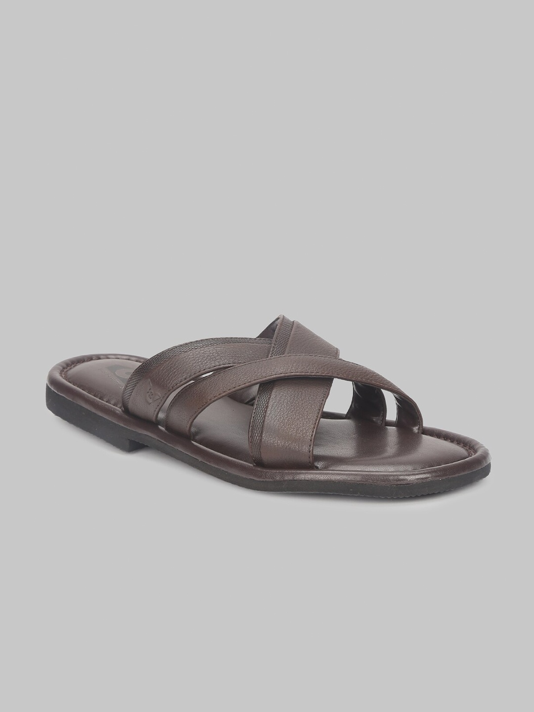 

V8 by Ruosh Men Brown Leather Comfort Sandals