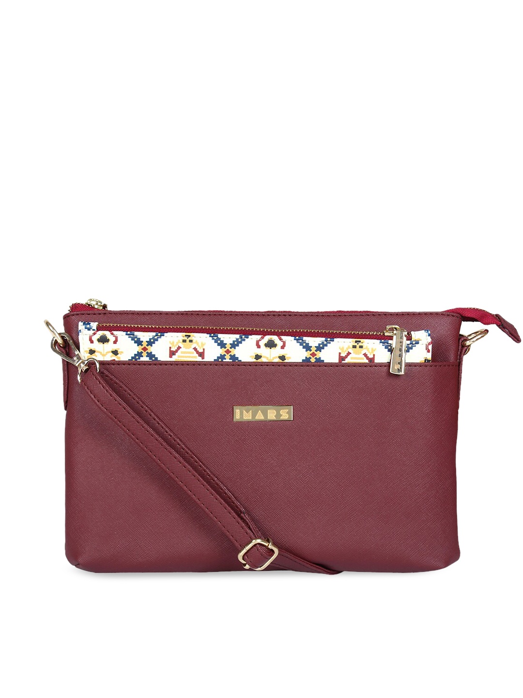 

IMARS Women Maroon Solid Shoulder Bag