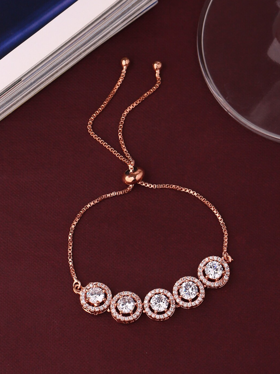 

Shoshaa Rose Gold-Plated Handcrafted Wraparound Bracelet