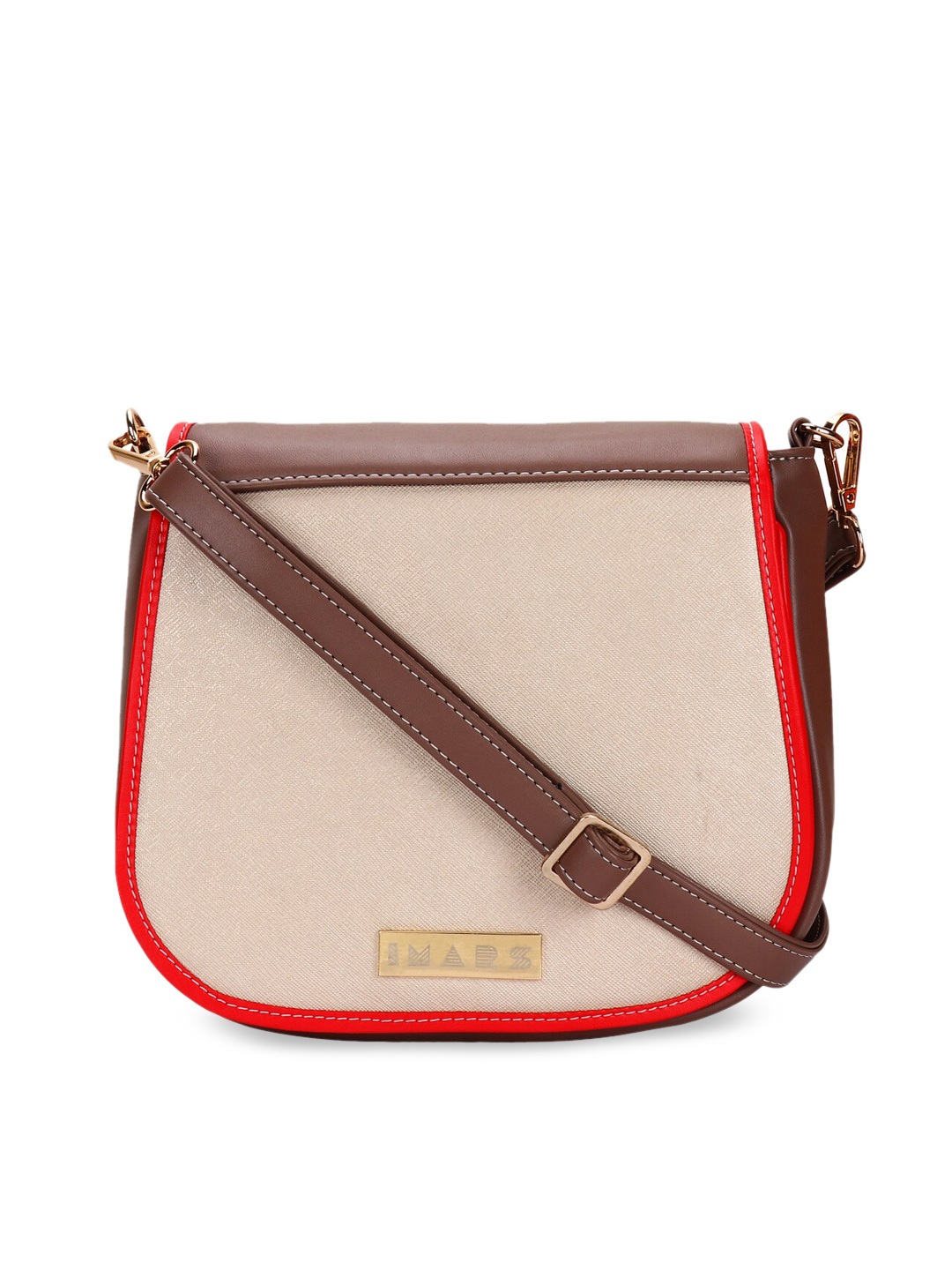 

IMARS Women Beige Solid Sling Bag