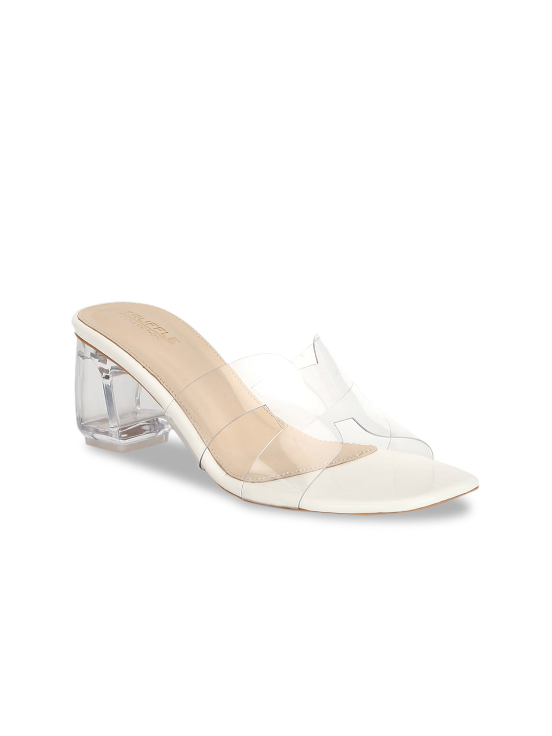 

Truffle Collection Women White Solid Sandals