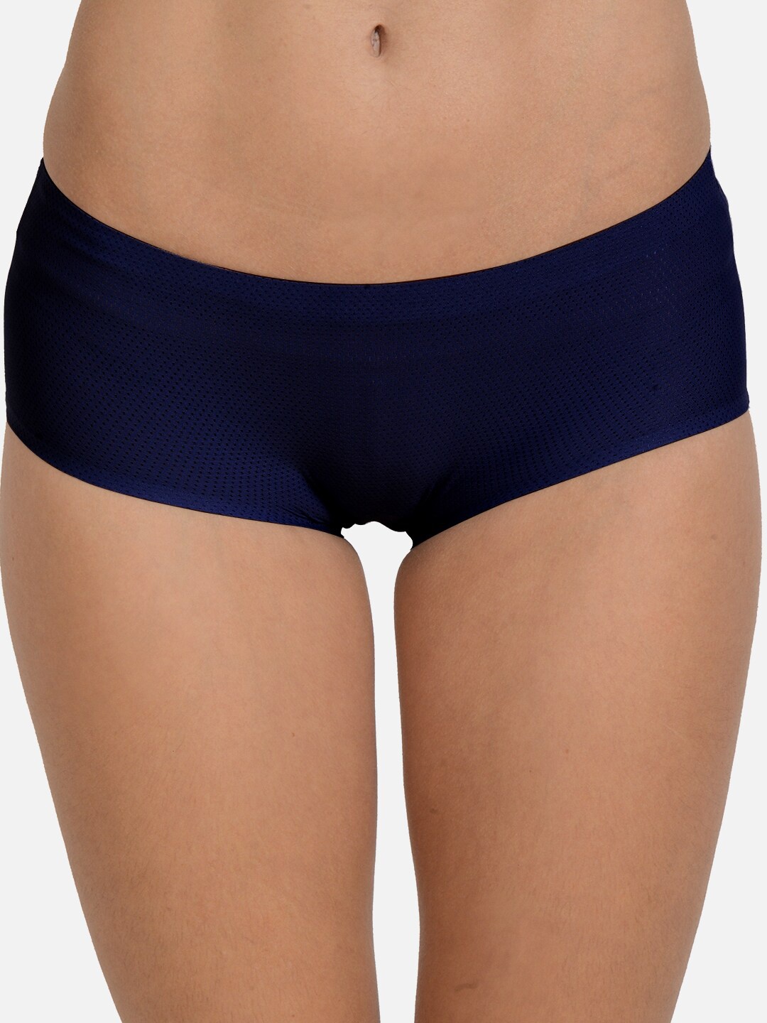 mod & shy Women Navy Blue Solid Hipster Briefs MU136M