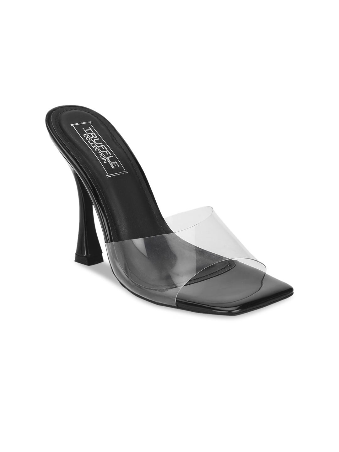 

Truffle Collection Women Black Solid Sandals