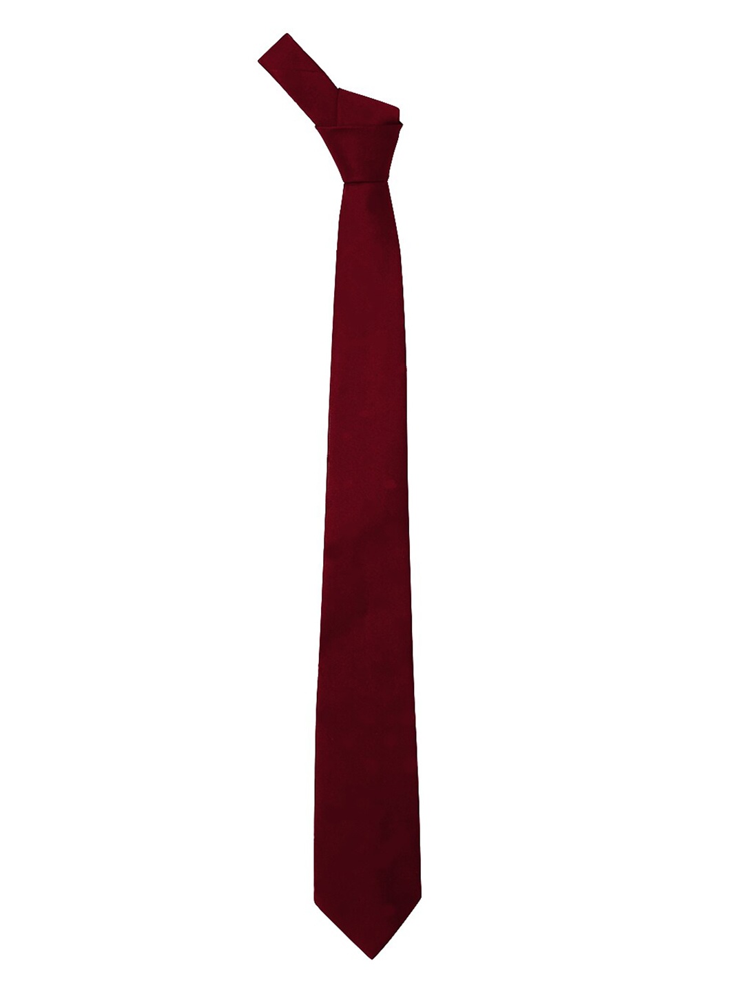 

Blacksmith Maroon Solid Broad Satin Tie