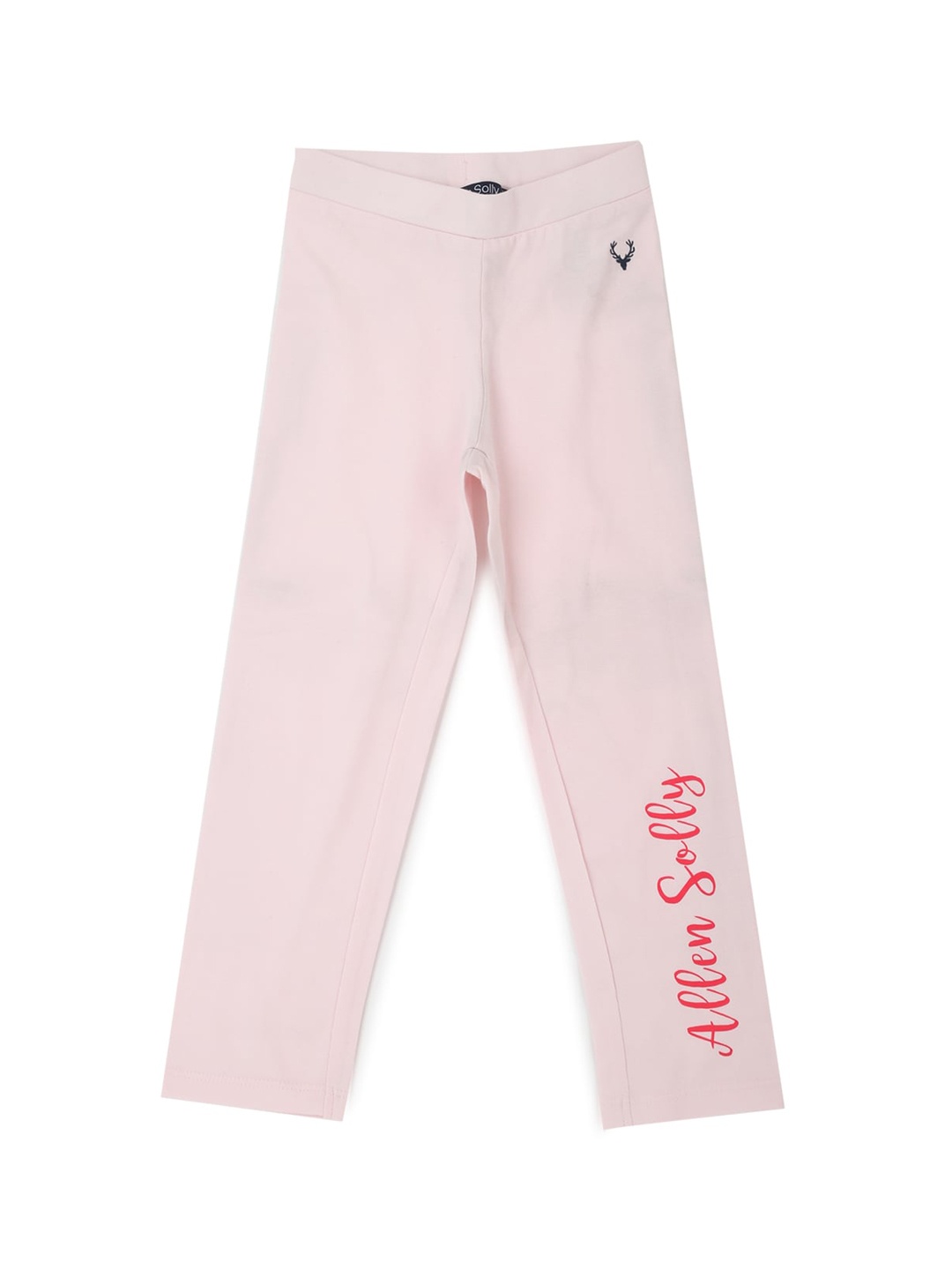 

Allen Solly Junior Girls Pink Solid Leggings