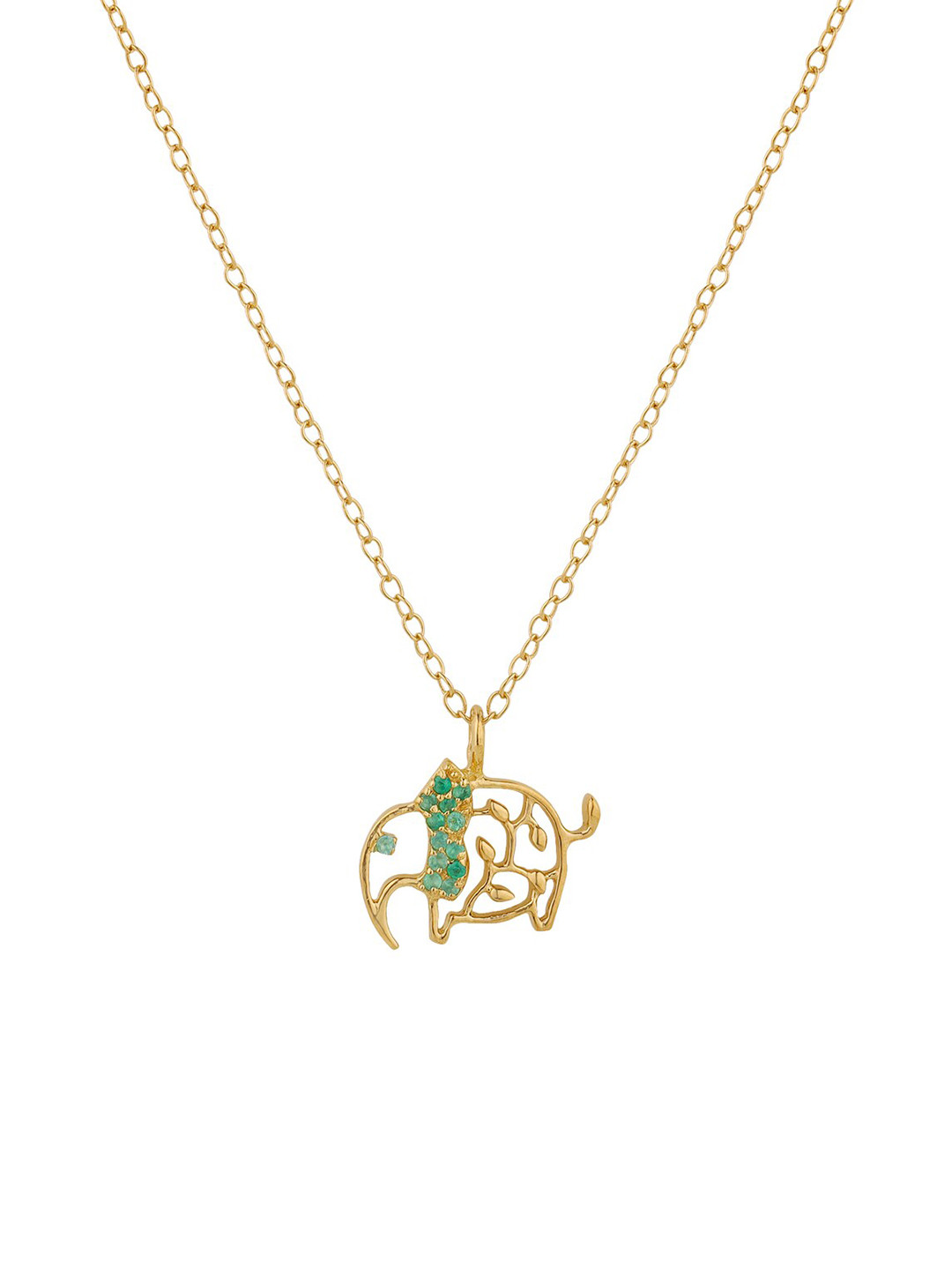 

Chumbak Gold-Toned Sterling Silver Gold-Plated Necklace