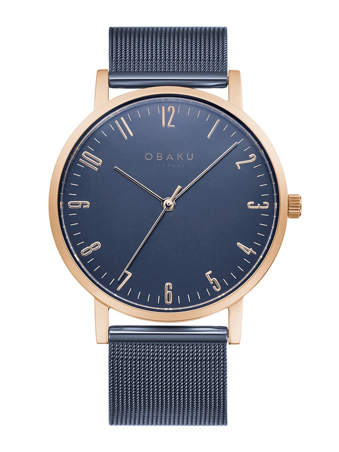 

Obaku Men Blue Analogue Watch