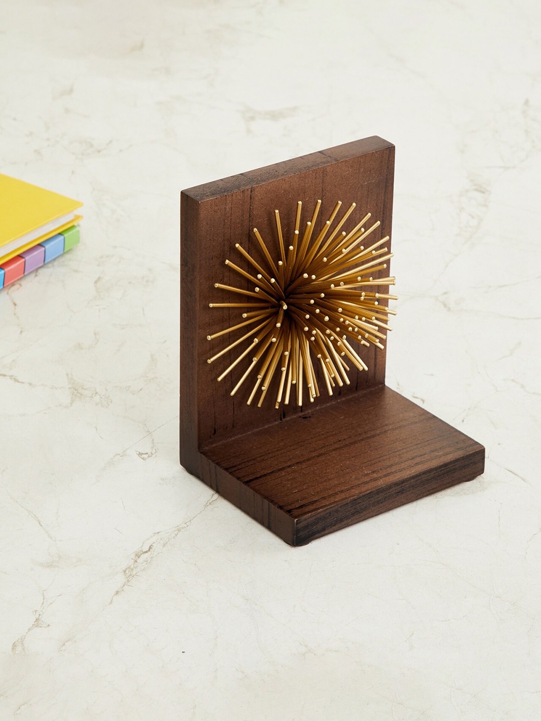 

Home Centre Brown Leon Book End