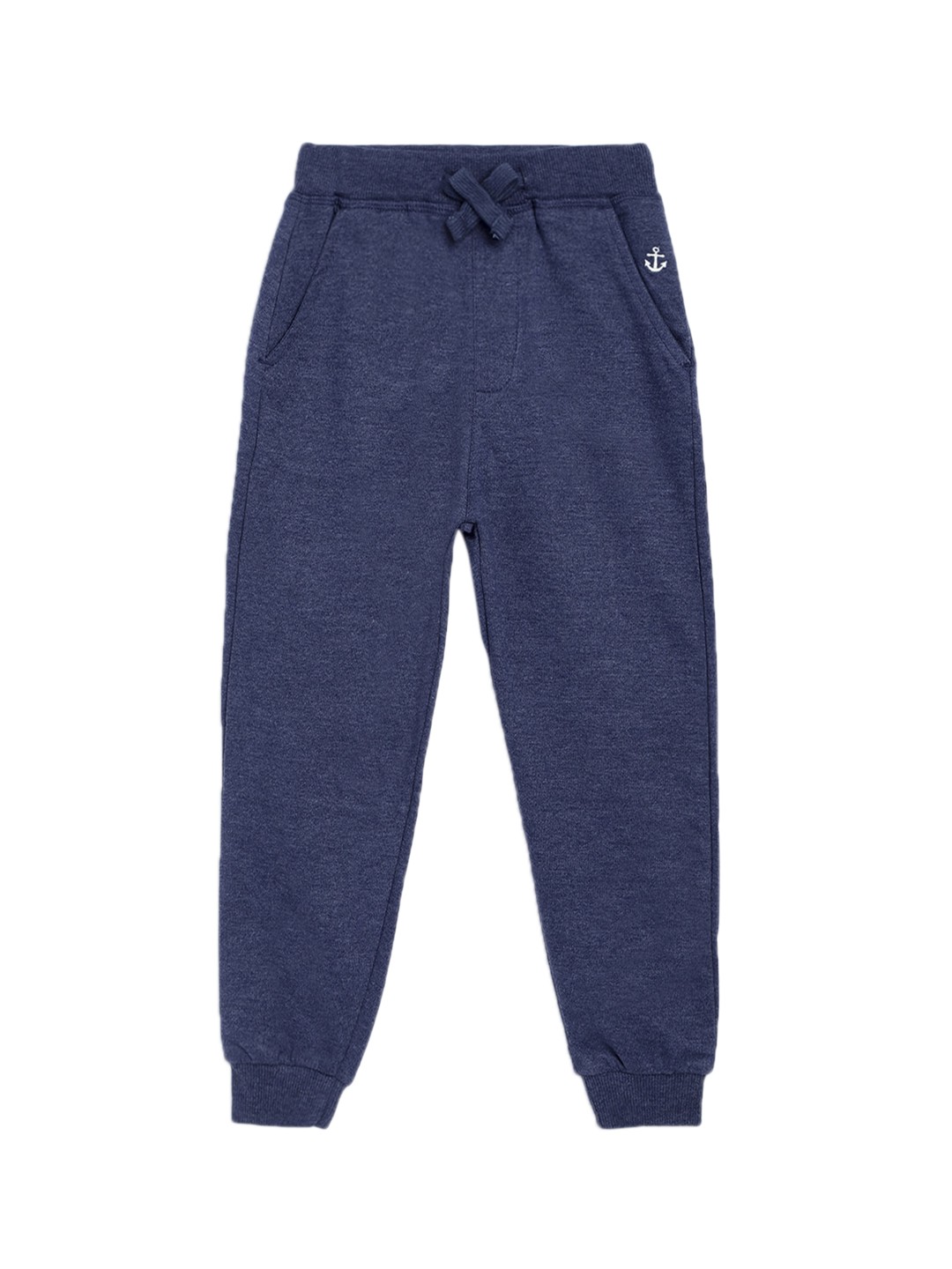 

Campana Boys Blue Solid Cotton Joggers