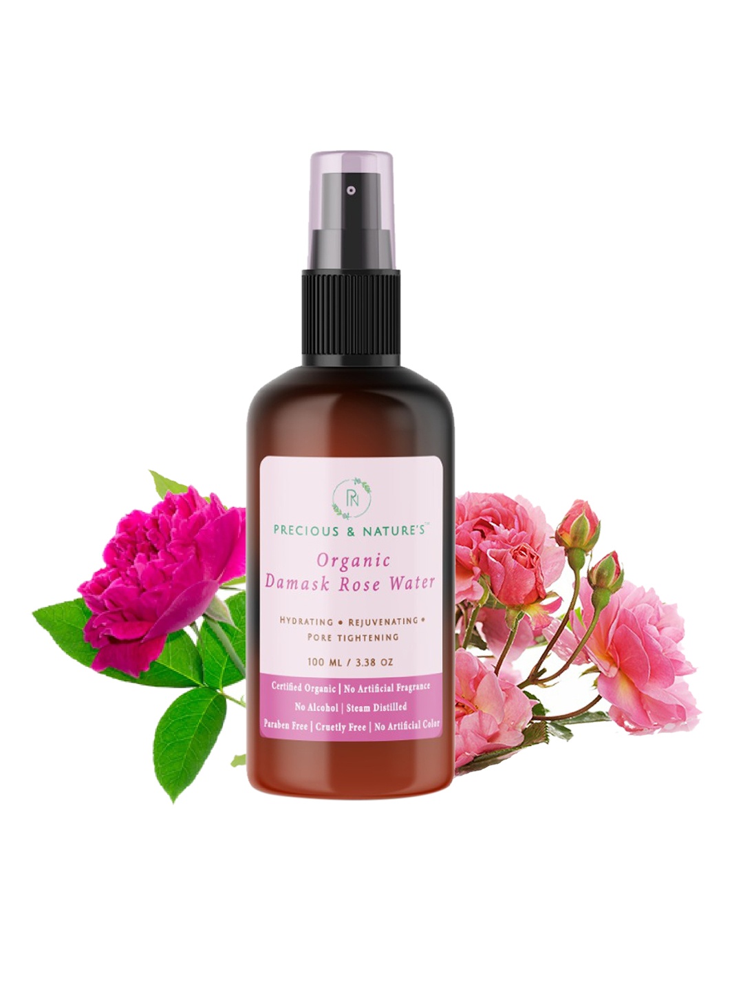 

Precious and Natures Brown Organic Damask Rose Water