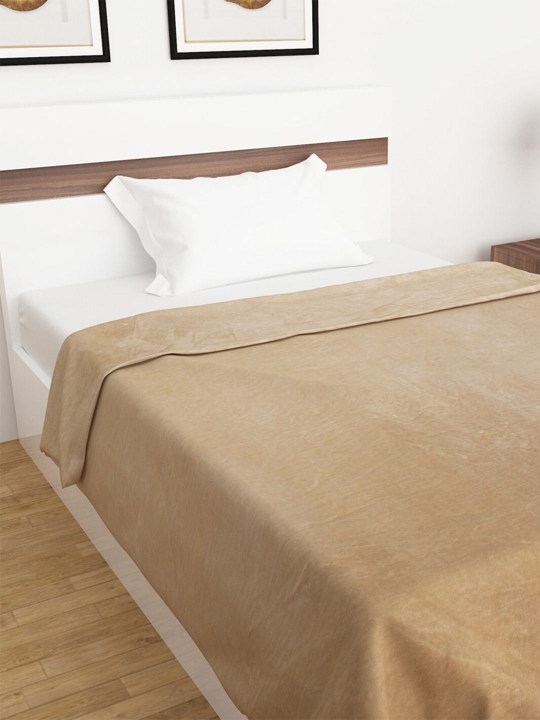 

Home Centre Beige Solid AC Room 210 GSM Single Bed Blanket
