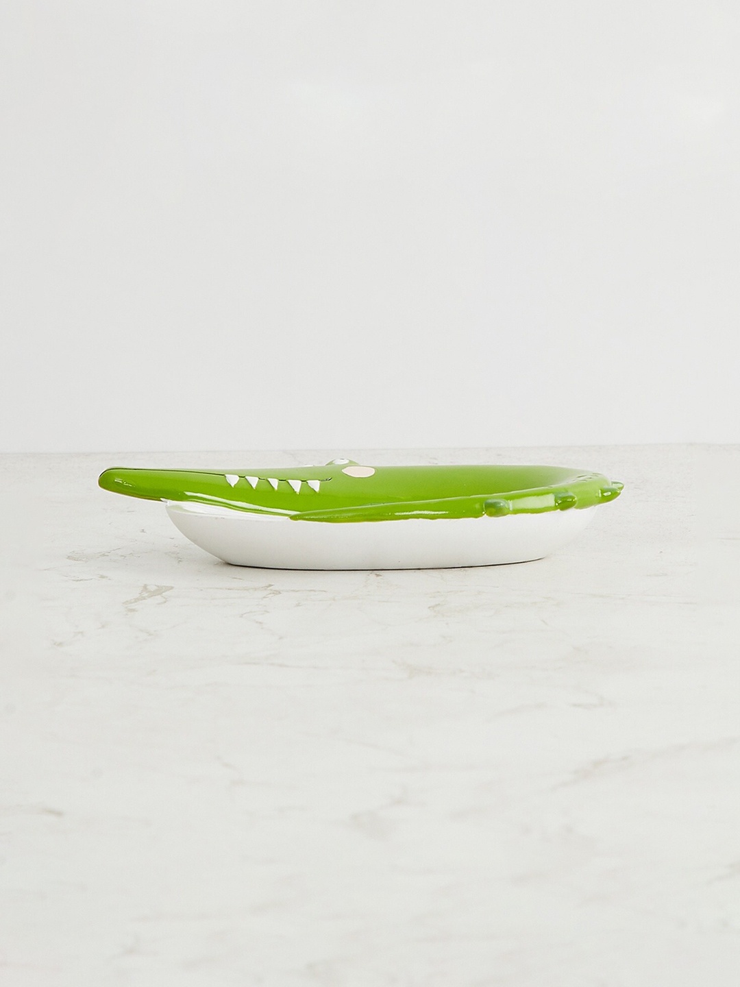 

Home Centre Multicoloured Slate Alligator Soap Dish, Multi