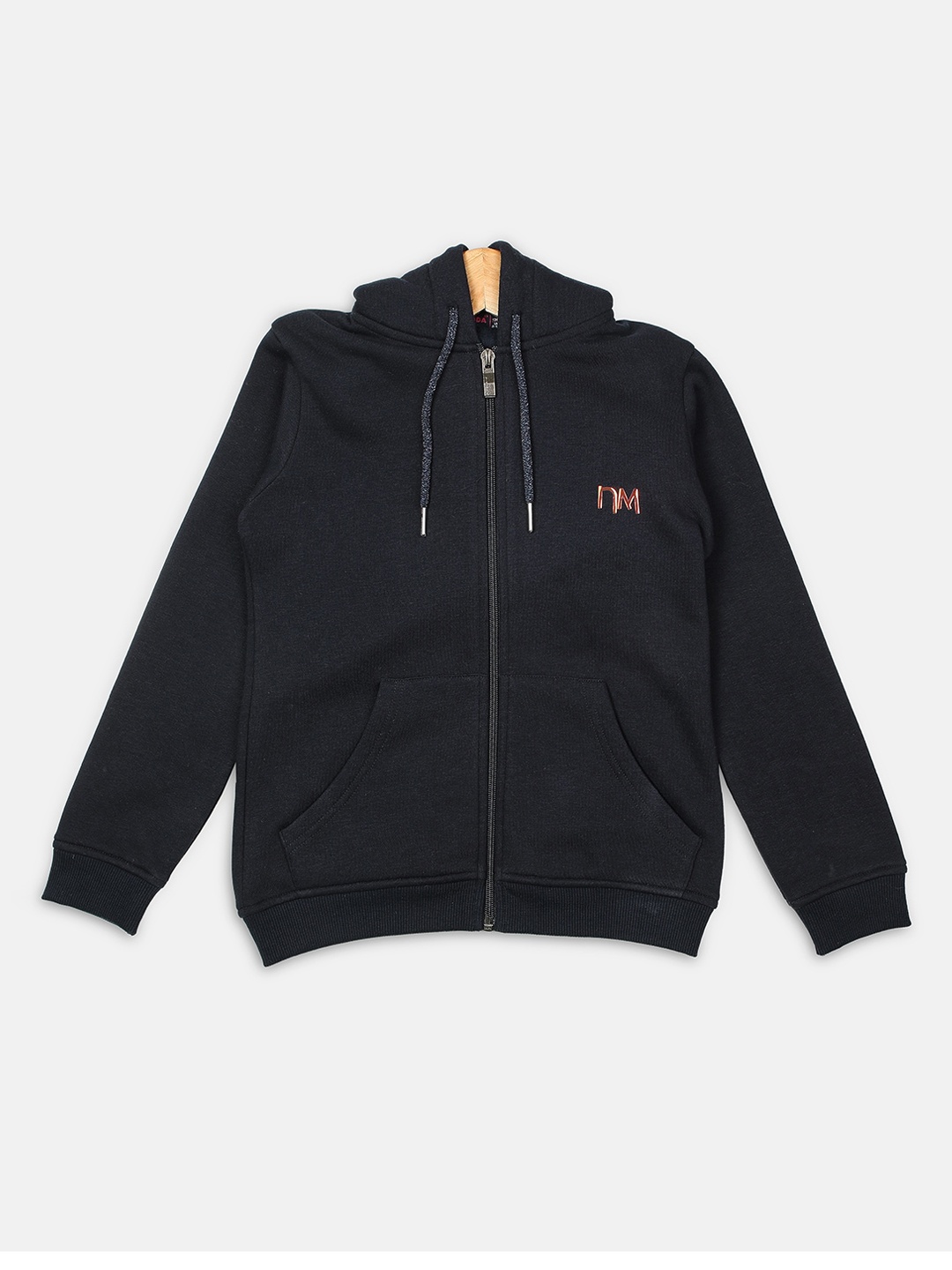 Nins Moda Girls Navy Blue Hooded Sweatshirt
