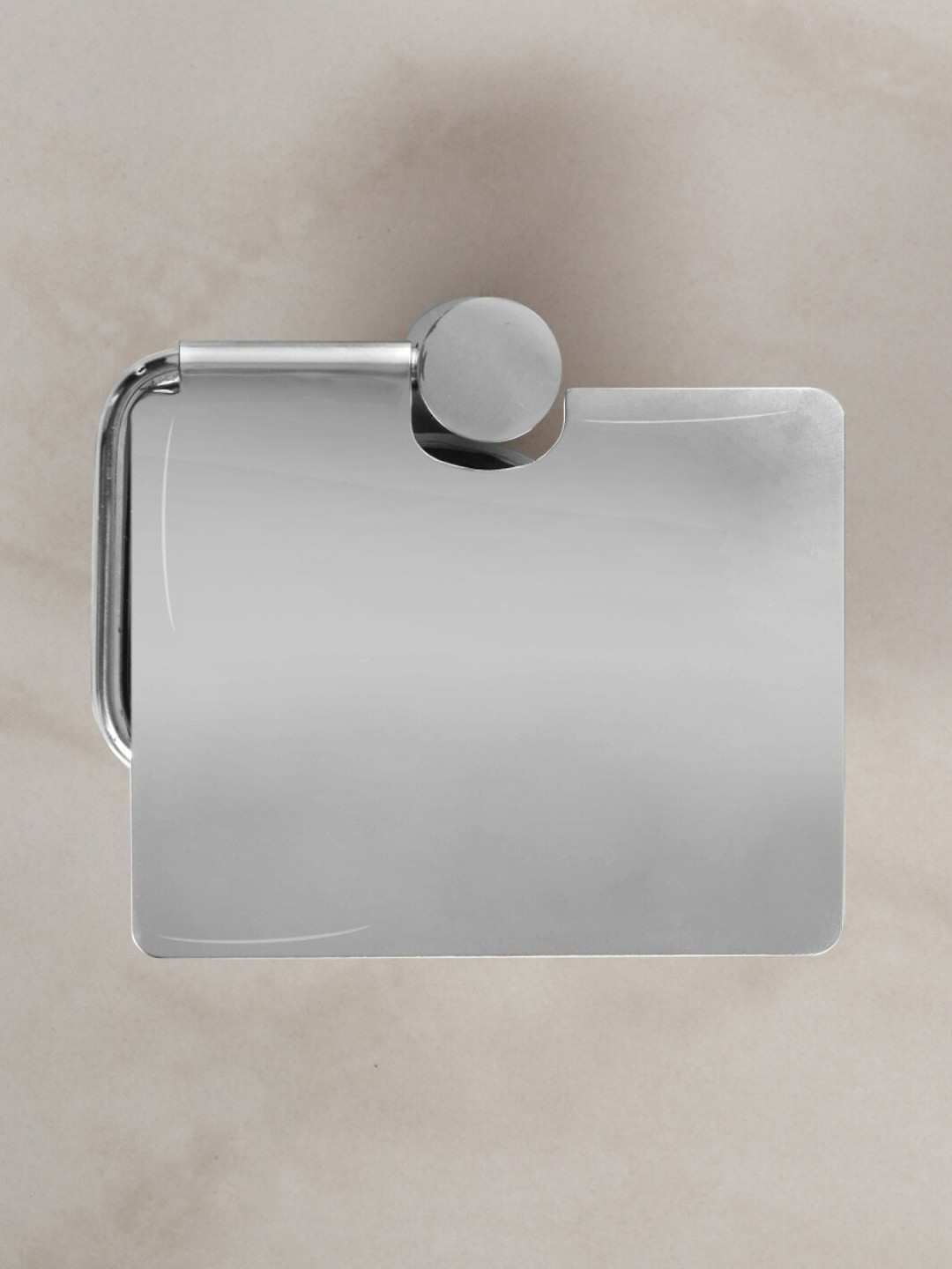 

Home Centre Silver-Toned Adrian Aeron Toilet Paper Holder With Flap