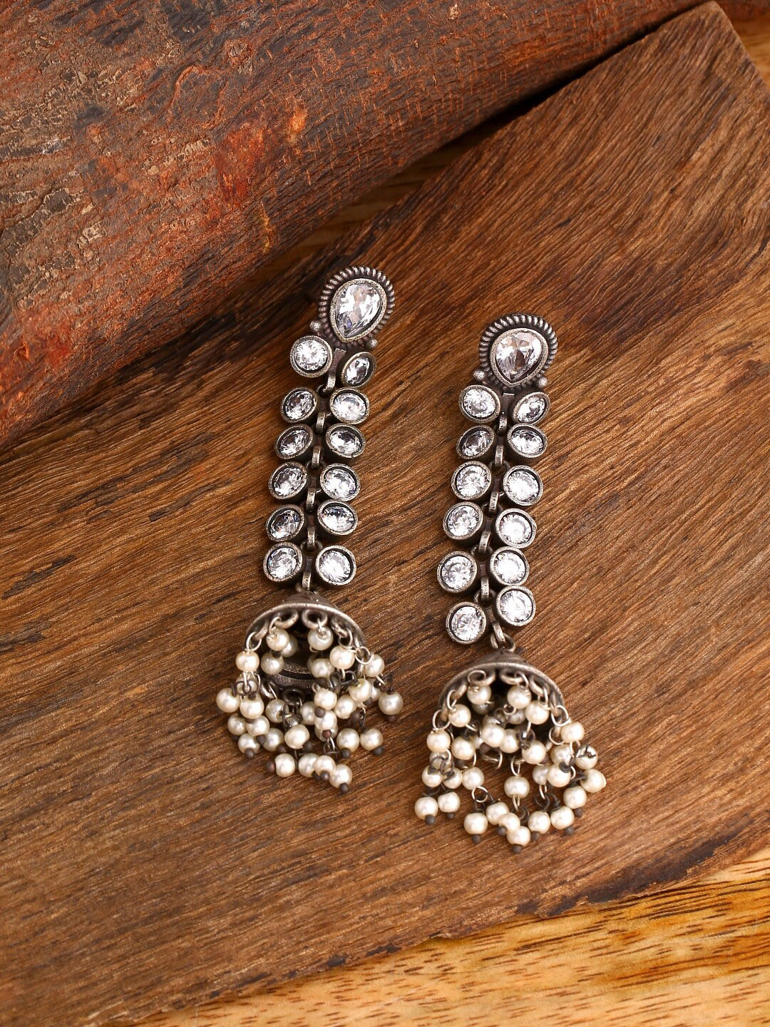 

Infuzze Silver Contemporary Drop Earrings