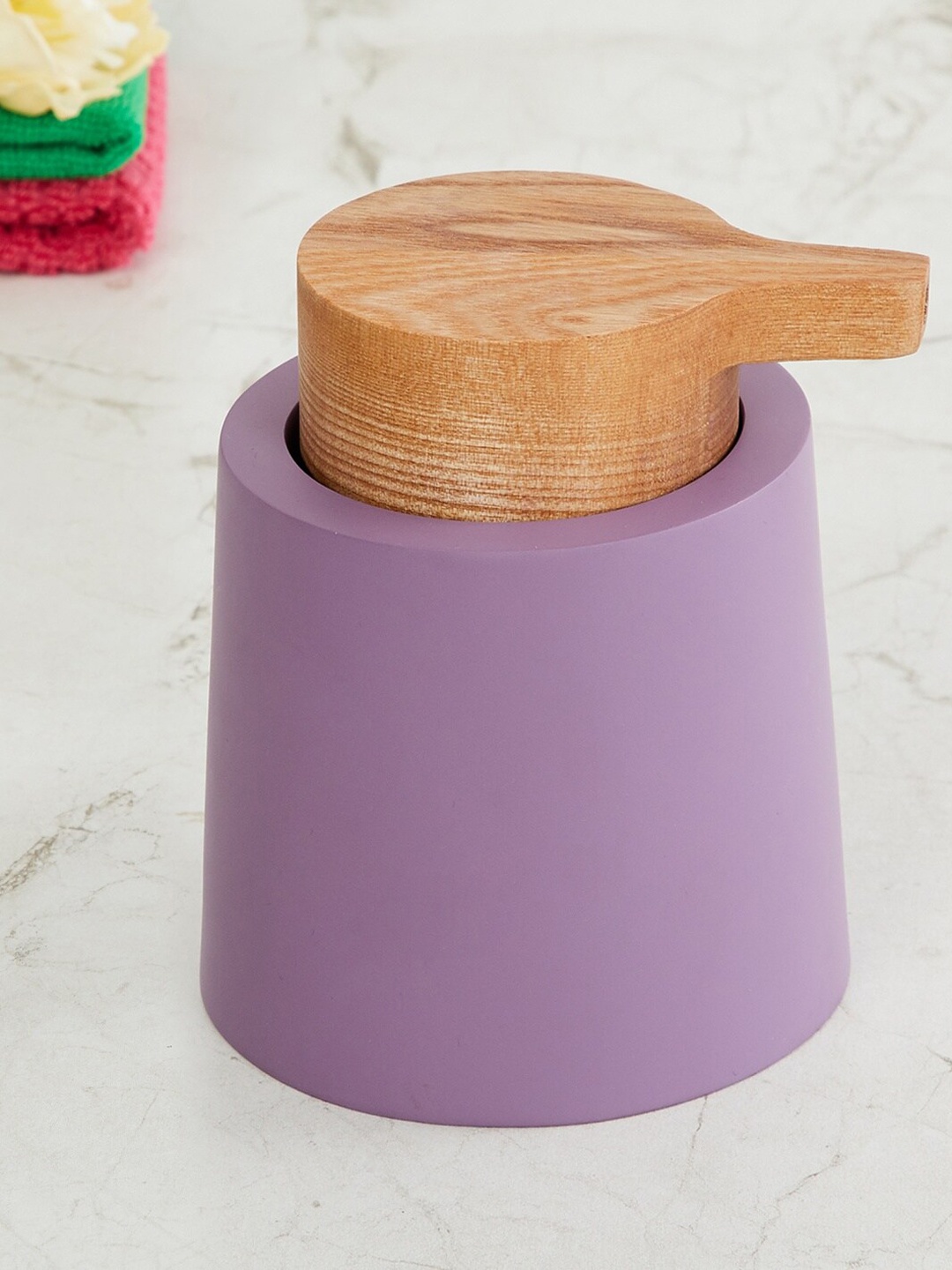 

Home Centre Purple & Brown Royal Indulgence Alana Solid Soap Dispenser 260 ml