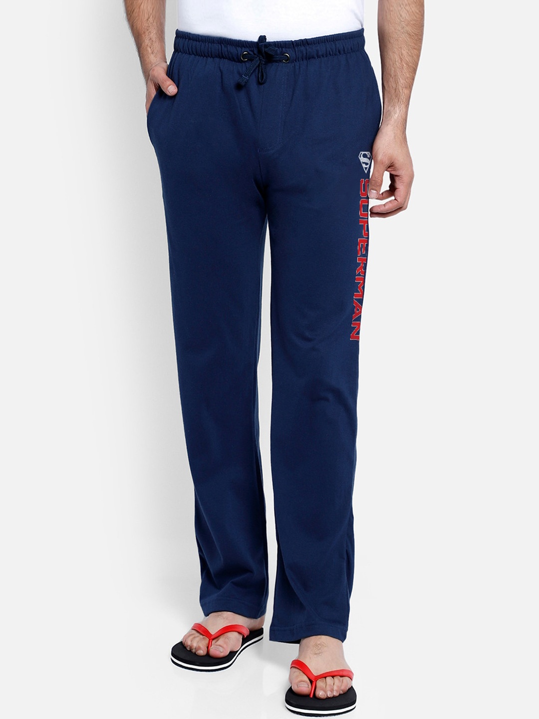

Free Authority Men Blue Superman Printed Lounge Pants