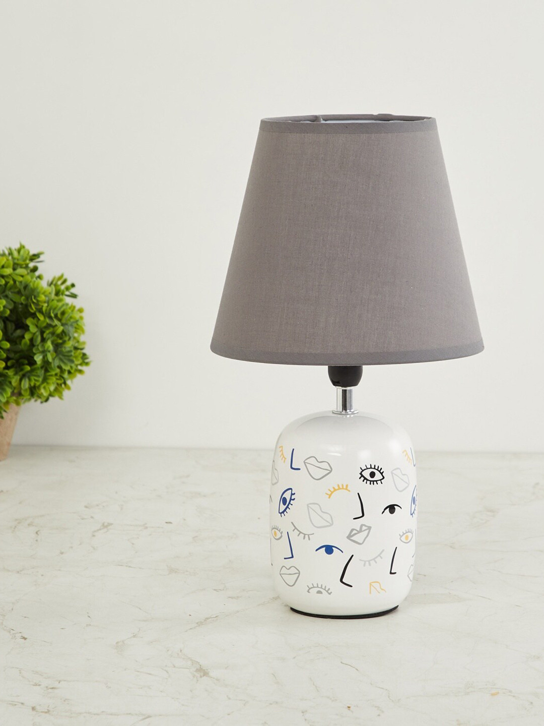 

Home Centre Grey Beam Printed Table Lamp