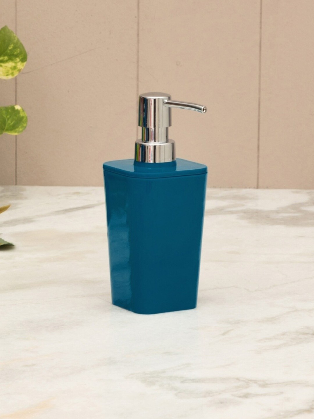 

Home Centre Blue Hilda Jasmine Solid Plastic Square-Shaped Soap Dispenser