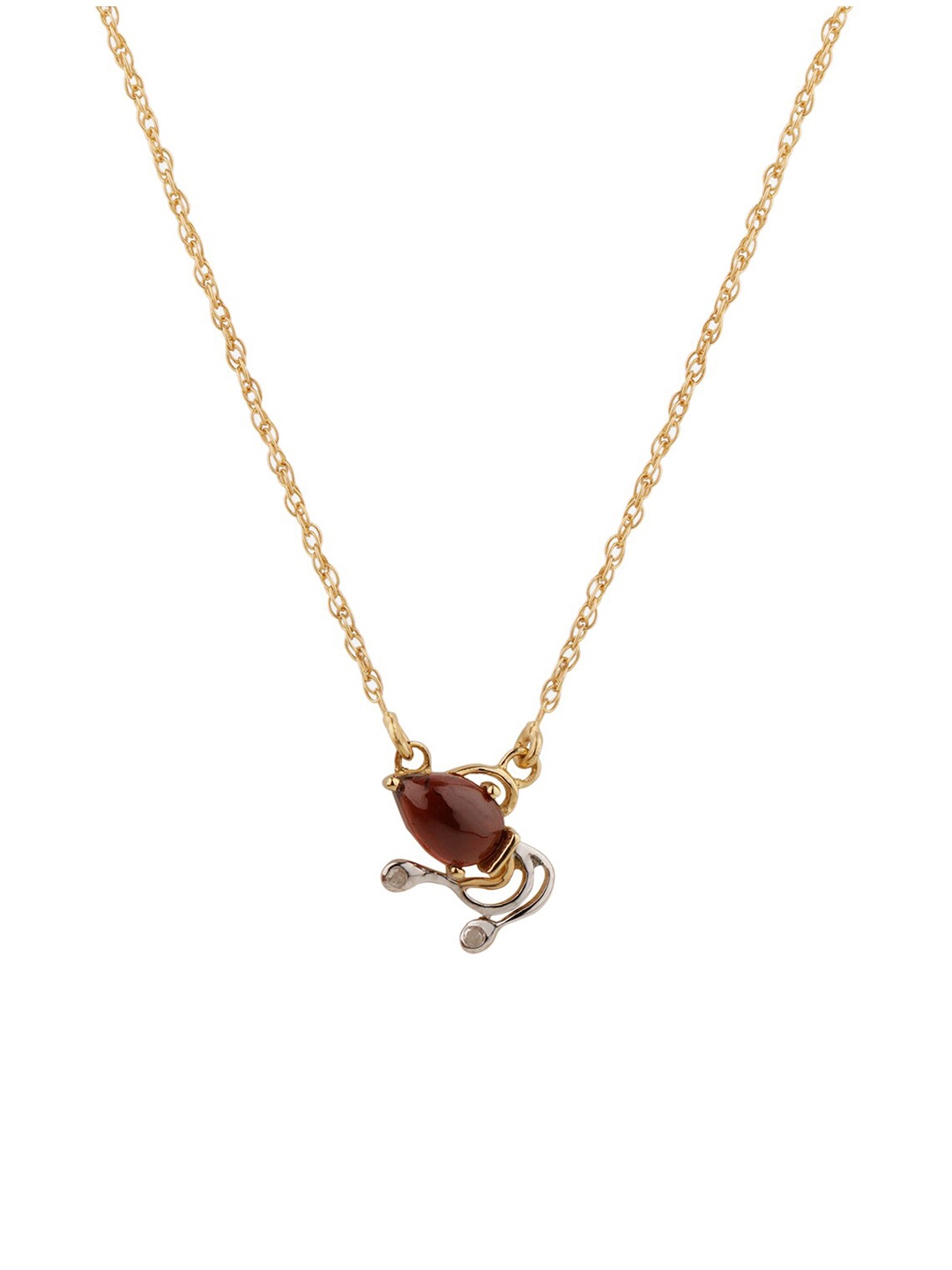 

Chumbak Gold-Toned Sterling Silver Gold-Plated Necklace
