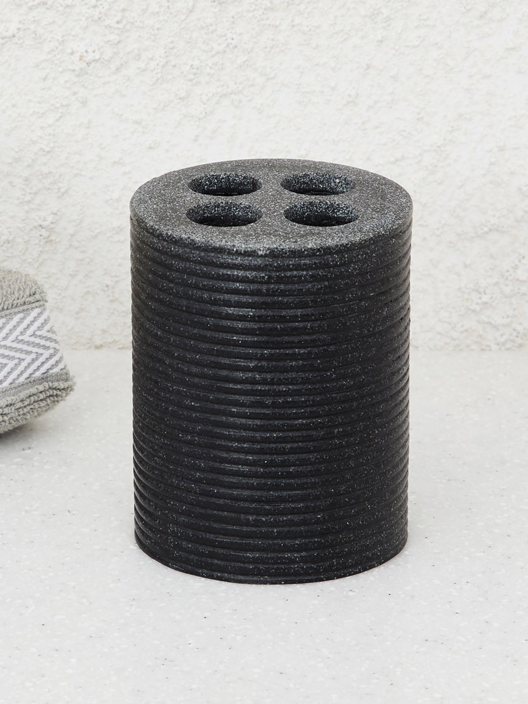 

Home Centre Black Carter Solid Tooth Brush Holder