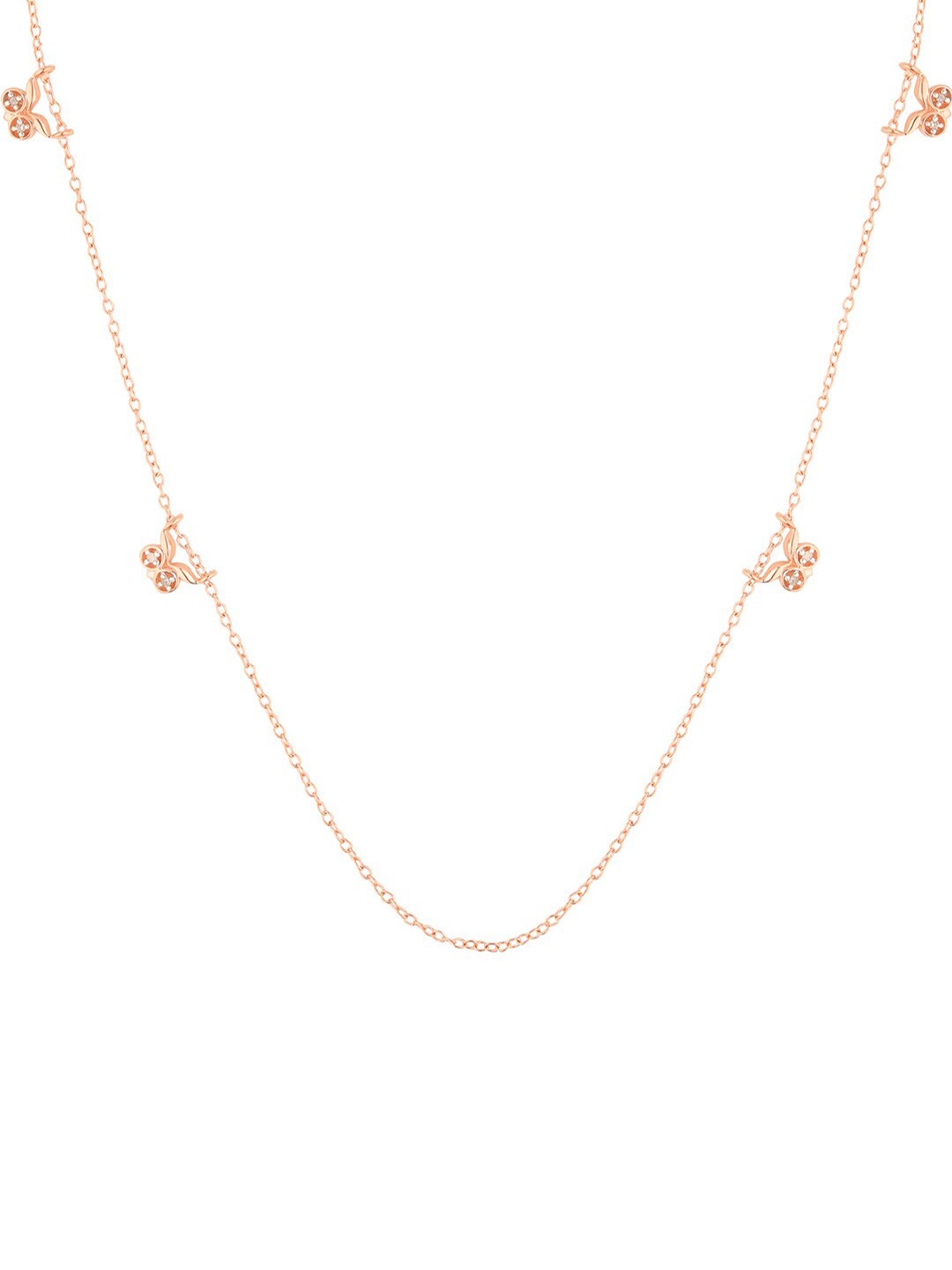 

Chumbak Rose Gold Sterling Silver Rose Gold-Plated Necklace