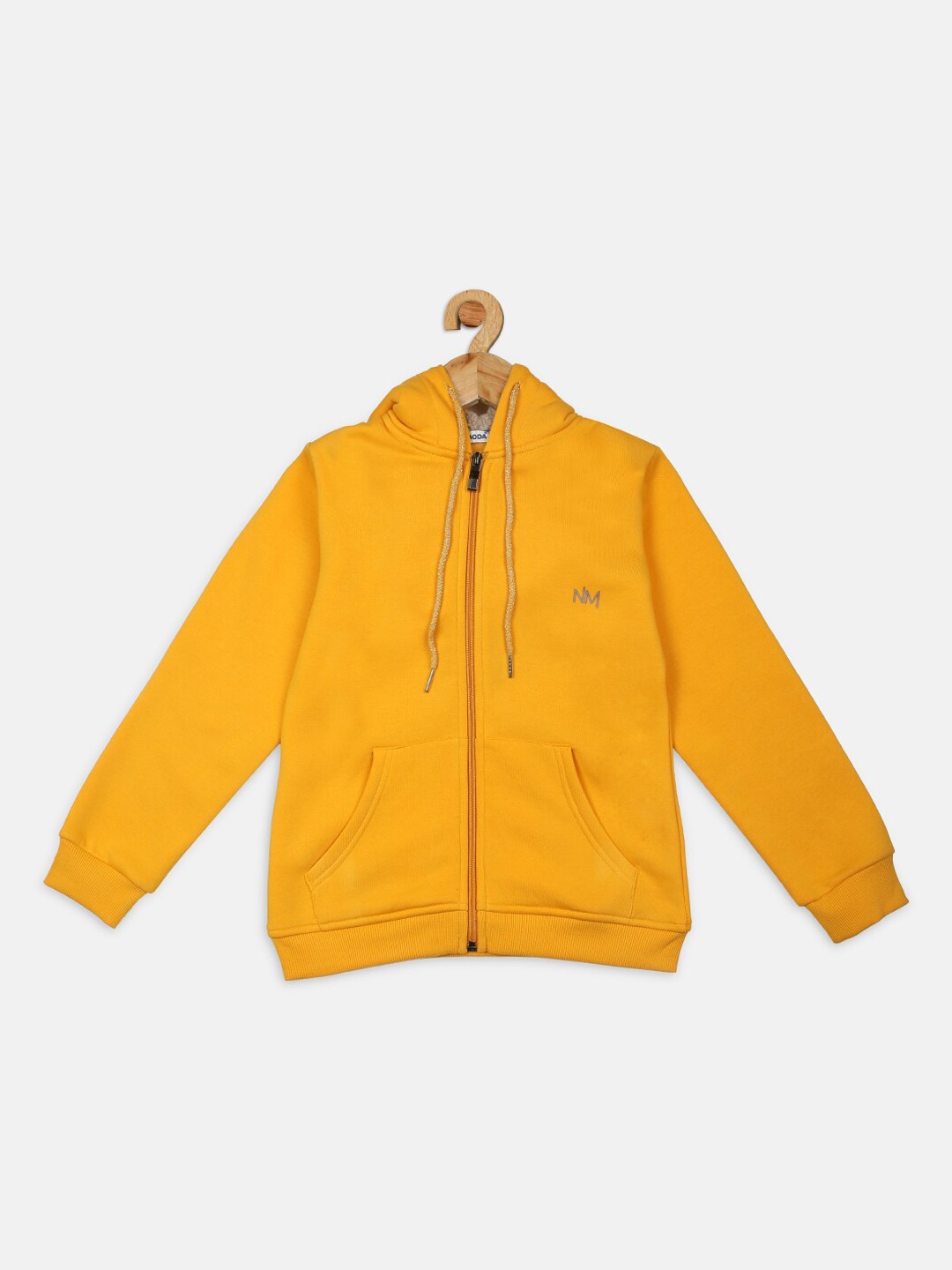 

Nins Moda Girls Mustard Yellow Hooded Sweatshirt